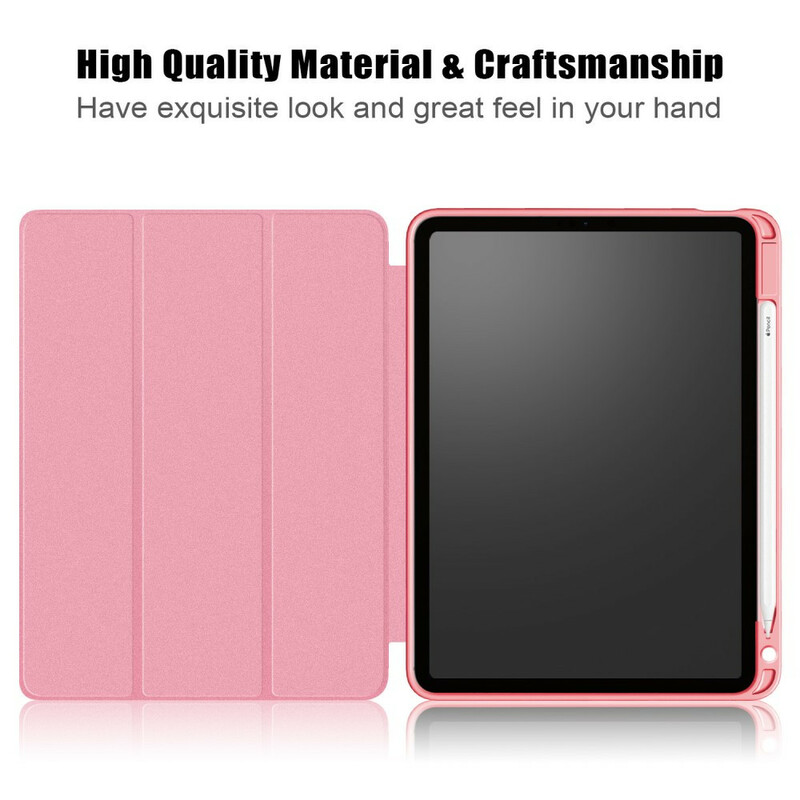 Smart Case iPad Air 10,9" (2020) Custodia stilo in similpelle Lychee