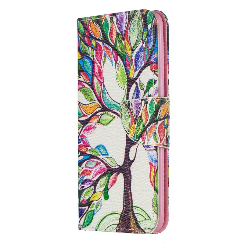 Samsung Galaxy A10s Custodia albero colorato