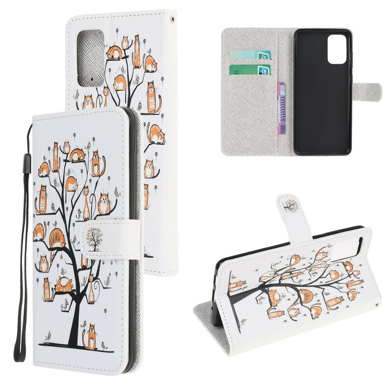 Samsung Galaxy S20 FE Custodia con cinturino Funky Cats