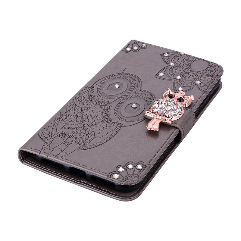 Samsung Galaxy Note 20 Custodia Mandala Owl e Charm