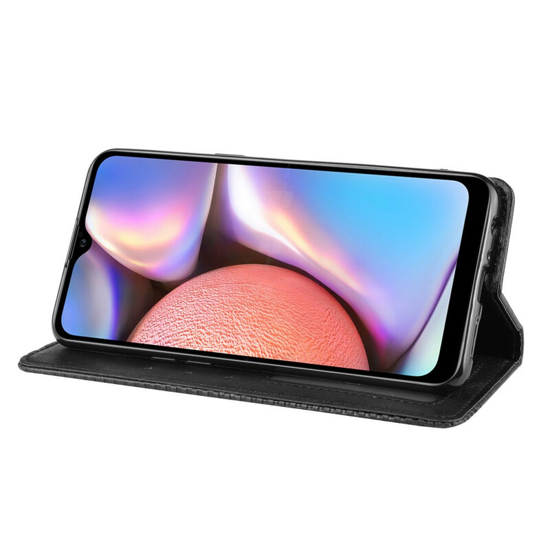 Flip Cover Samsung Galaxy A10s effetto pelle