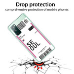 Carta d'imbarco per Seoul con cover Samsung Galaxy S20 FE