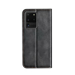 Flip Cover Samsung Galaxy S20 Ultra bicolore effetto pelle