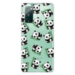 Samsung Galaxy S20 FE Custodia Little Pandas