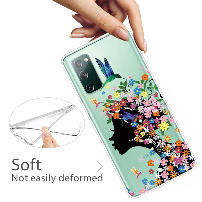 Samsung Galaxy S20 Custodia FE Pretty Flowered Head
