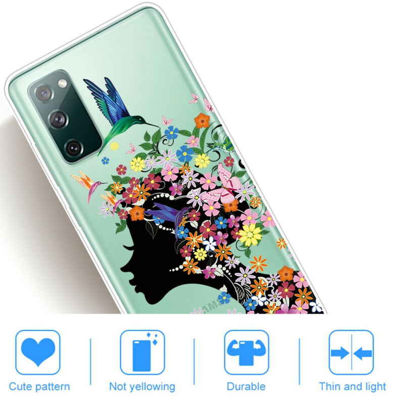 Samsung Galaxy S20 Custodia FE Pretty Flowered Head