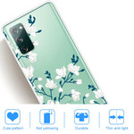 Samsung Galaxy S20 FE Custodia a fiori bianchi