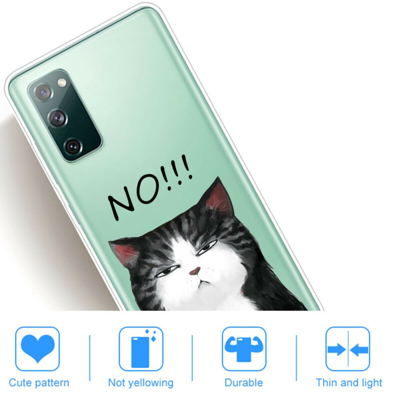 Custodia per Samsung Galaxy S20 FE Il gatto che dice no