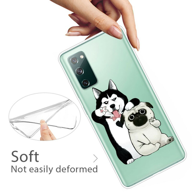 Samsung Galaxy S20 FE Custodia Funny Dogs