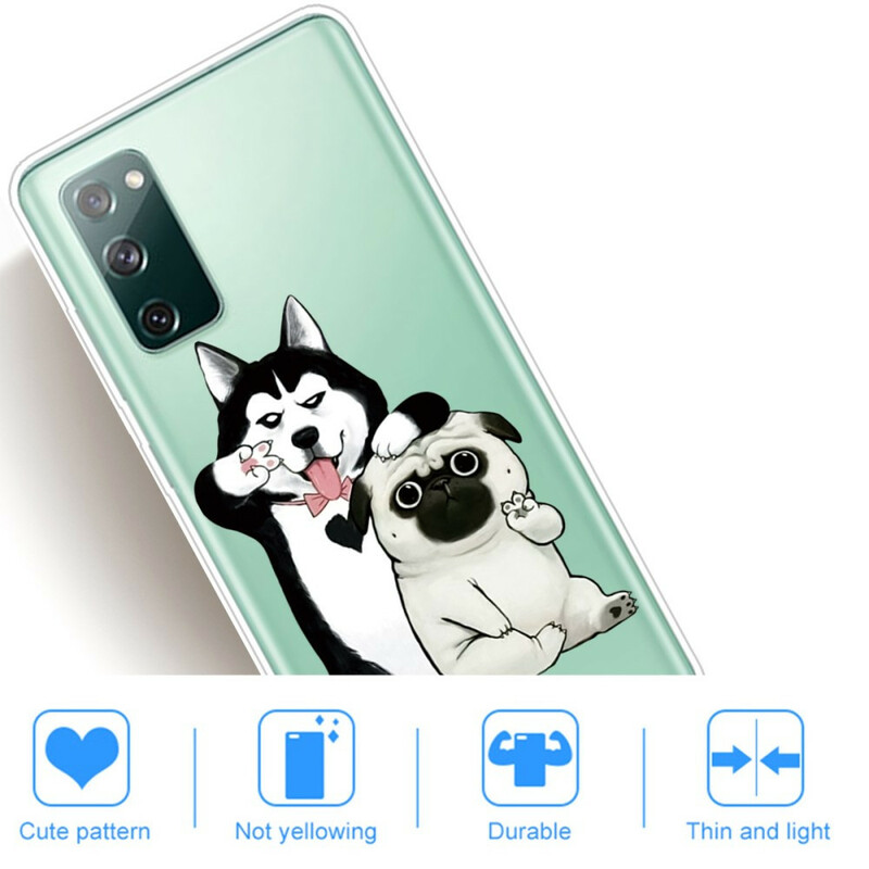 Samsung Galaxy S20 FE Custodia Funny Dogs
