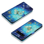 Custodia Samsung Galaxy S10 5G Gold Butterfly
