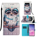 Samsung Galaxy S10 5G Custodia Miss Owl