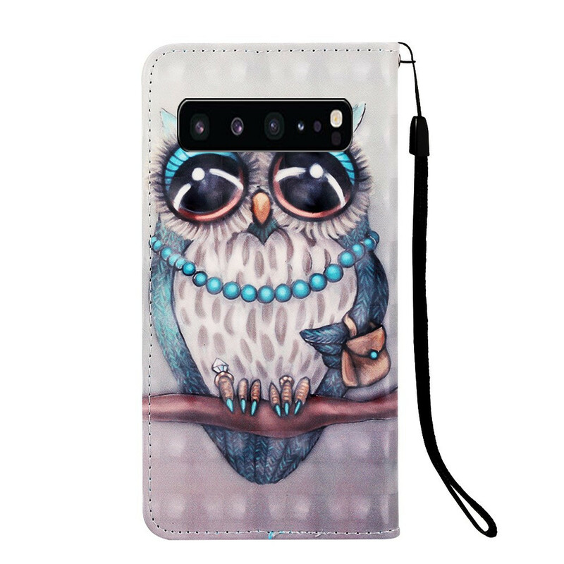 Samsung Galaxy S10 5G Custodia Miss Owl