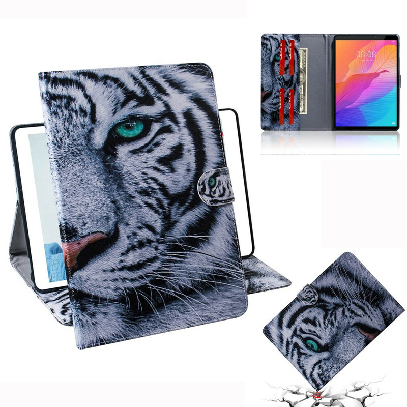 Huawei MatePad T 8 Custodia testa di tigre