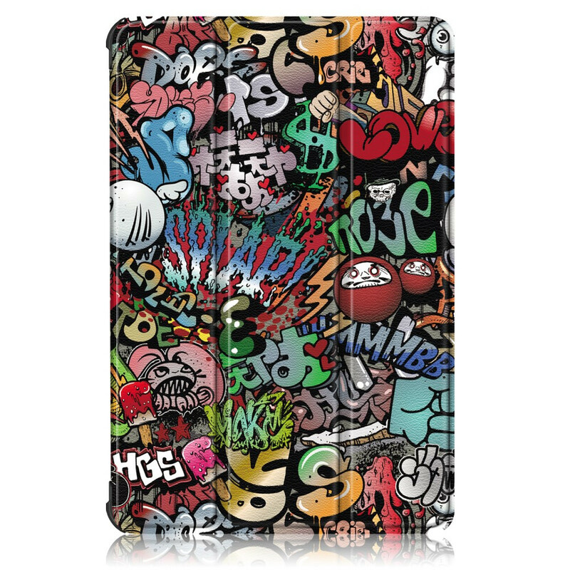 Custodia smart Huawei MatePad T 10s Graffiti rinforzati
