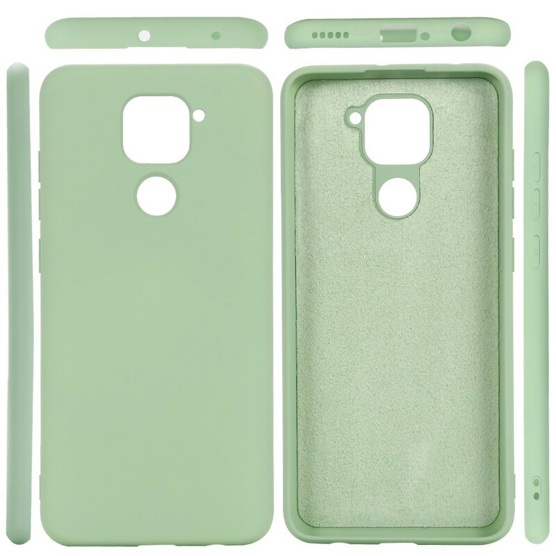 Xiaomi Redmi Note 9 Custodia Design Silicone liquido