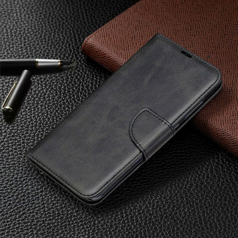 Xiaomi Redmi Note 9 Custodia liscia con patta obliqua