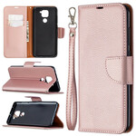 Xiaomi Redmi Note 9 Custodia Lychee Flap Oblique Xiaomi Redmi Note 9 Custodia Lychee Flap Oblique