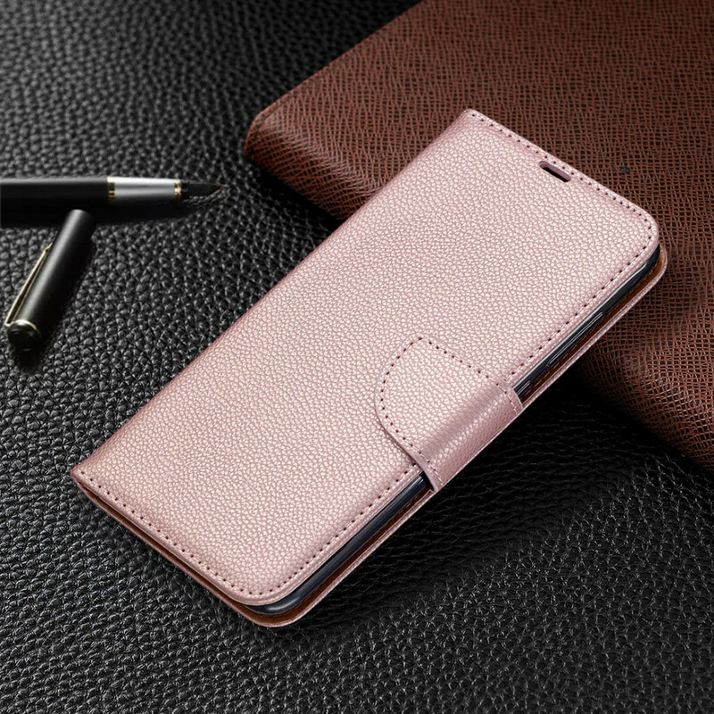 Xiaomi Redmi Note 9 Custodia Lychee Flap Oblique Xiaomi Redmi Note 9 Custodia Lychee Flap Oblique