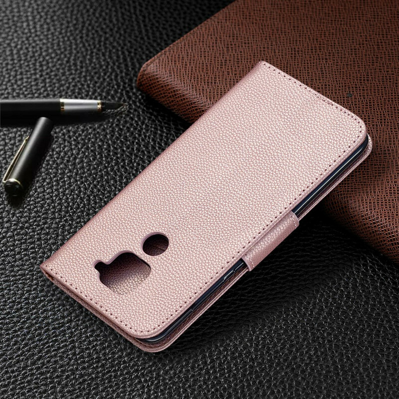 Xiaomi Redmi Note 9 Custodia Lychee Flap Oblique Xiaomi Redmi Note 9 Custodia Lychee Flap Oblique