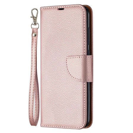 Xiaomi Redmi Note 9 Custodia Lychee Flap Oblique