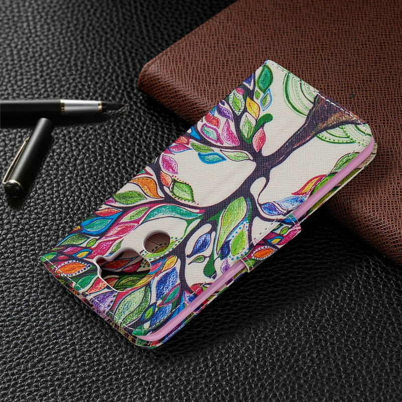 Xiaomi Redmi Note 9 Custodia con albero colorato