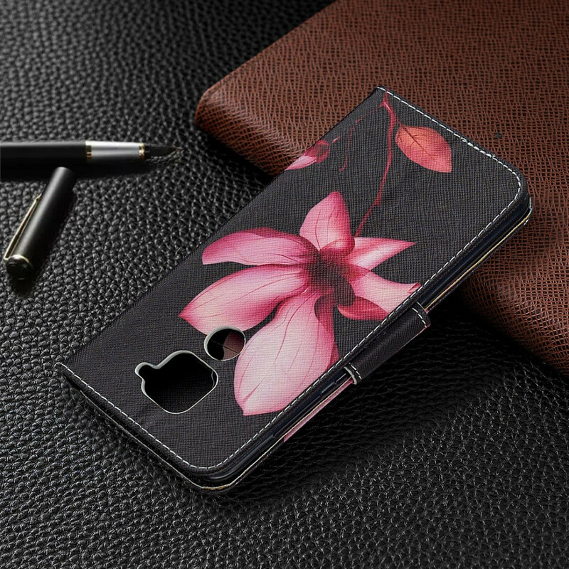 Xiaomi Redmi Note 9 Custodia Fiore Rosa