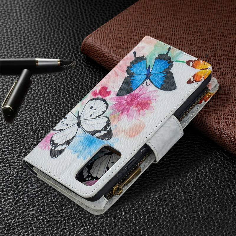 Custodia per Samsung Galaxy S20 FE con tasca a farfalla con cerniera