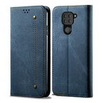 Flip Cover Xiaomi Redmi Note 9 Tessuto Jeans