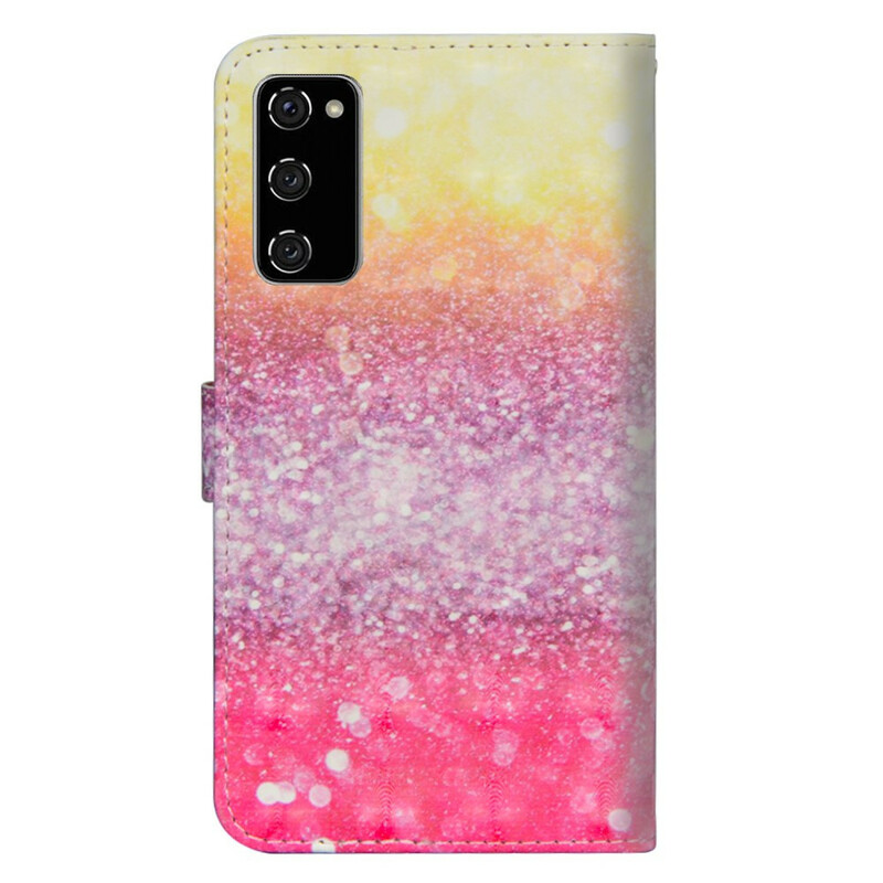 Samsung Galaxy S20 FE Custodia Glitter Magentas