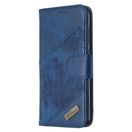 Xiaomi Redmi Note 9 Classic Custodia in pelle di coccodrillo