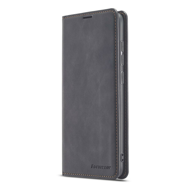 Flip Cover Xiaomi Redmi Note 9 effetto pelle FORWENW