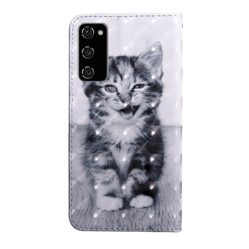 Custodia per Samsung Galaxy S20 FE Ignatius il gattino