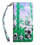 Samsung Galaxy S20 FE Custodia Famiglia Pandas