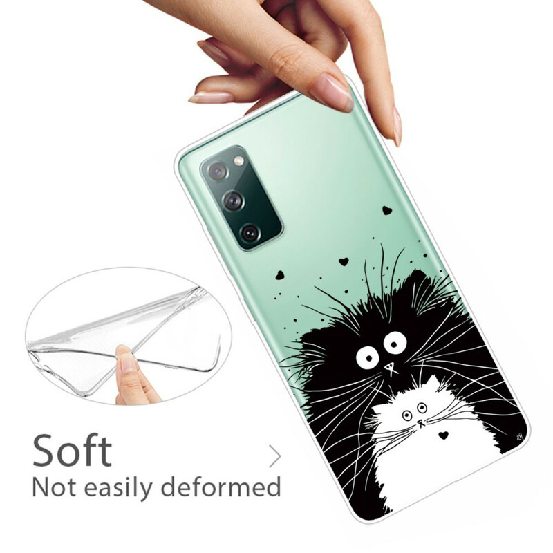 Custodia per Samsung Galaxy S20 FE Guarda i gatti