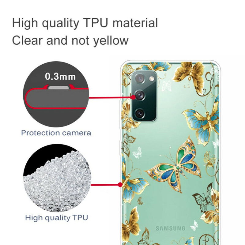 Samsung Galaxy S20 FE Custodia Butterfly Design