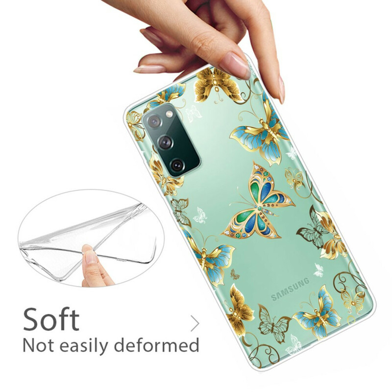 Samsung Galaxy S20 FE Custodia Butterfly Design