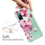 Samsung Galaxy S20 FE Custodia Fiori Rosa Piccoli