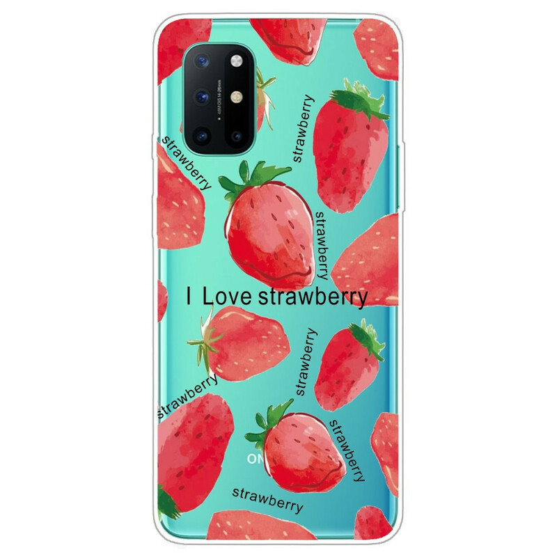 Custodia OnePlus 8T Strawberry / i Love Strawberry