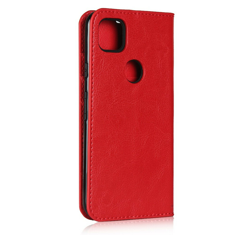 Flip Cover Google Pixel 4a in vera pelle