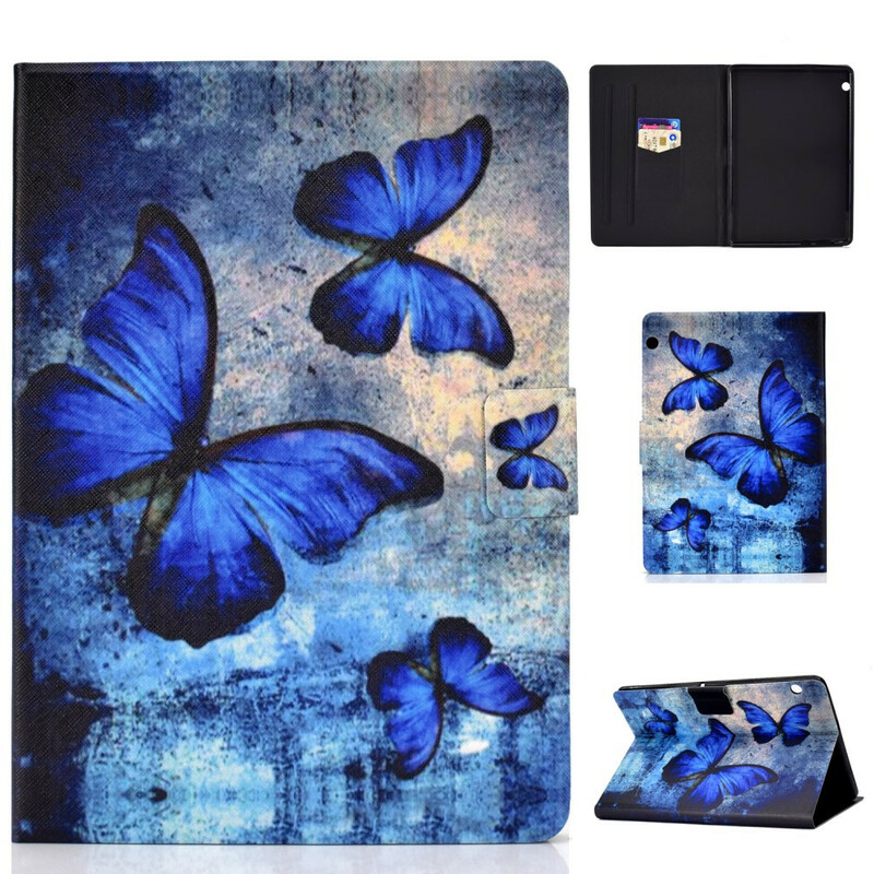 Custodia Huawei MediaPad T3 10 Blue Butterflies