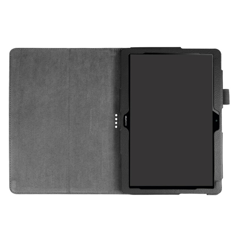 Custodia smart Huawei MediaPad T3 10 due lembi in pelle stile litchi