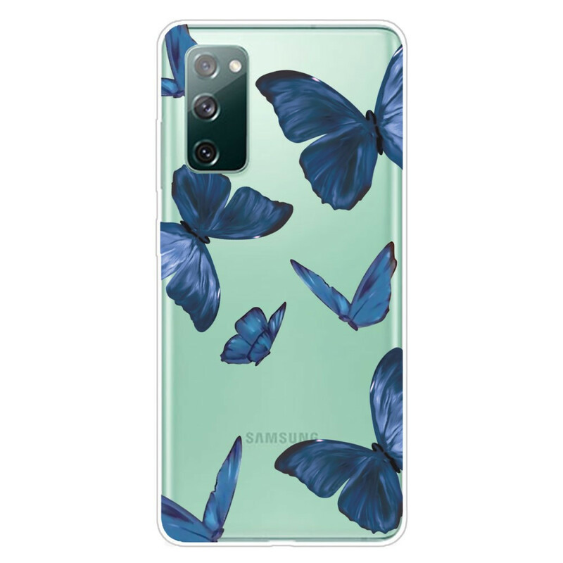 Samsung Galaxy S20 FE Custodia Farfalle selvatiche