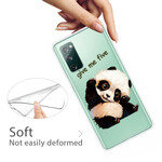 Samsung Galaxy S20 FE Custodia trasparente Panda Give Me Five