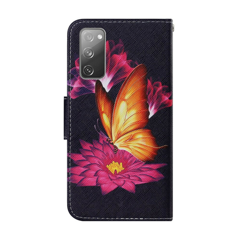 Custodia per Samsung Galaxy S20 FE Butterfly e Lotus