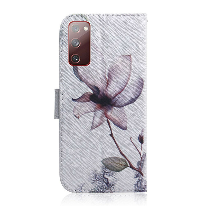 Samsung Galaxy S20 Custodia FE Flower Old Pink