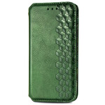 Flip Cover Samsung Galaxy S20 FE similpelle texture diamante