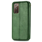 Flip Cover Samsung Galaxy S20 FE similpelle texture diamante