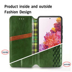 Flip Cover Samsung Galaxy S20 FE similpelle texture diamante