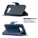 Xiaomi Poco X3 Litchi Custodia Flap Obliqua